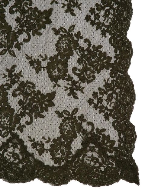 ZIMMERMANN lace high-neck cape - Green