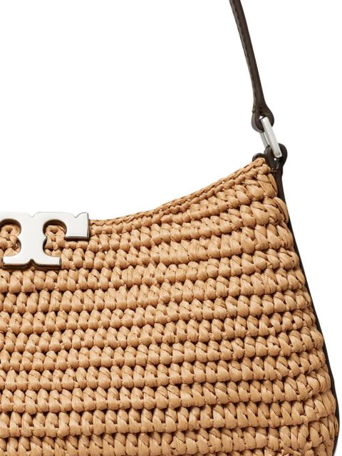Tory Burch Eleanor raffia slim shoulder bag - Neutrals