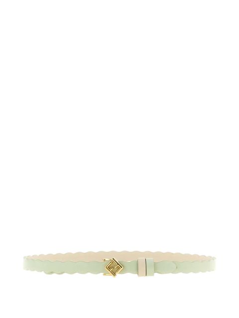 FENDI FF Diamonds reversible leather belt - Green - zdjęcie produktu nr 1