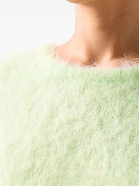 American Vintage crew-neck long-sleeve sweater - Green