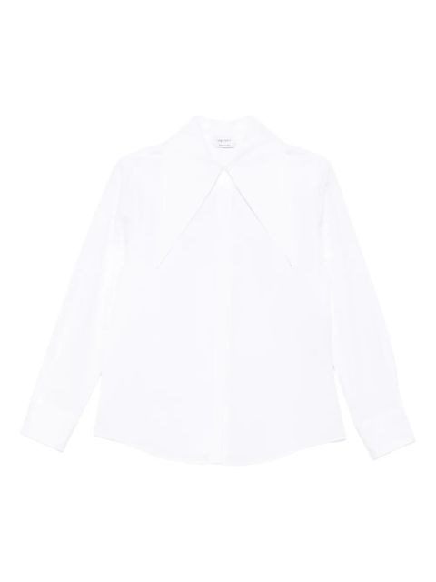 Alexander McQueen oversized-collar cotton shirt - White - zdjęcie produktu nr 1