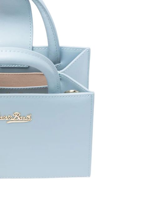 MC2 Saint Barth leather top-handle shoulder bag - Blue