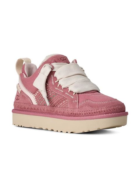 UGG sneakersy zamszowe W Lowmel Meadow - zdjęcie produktu nr 1