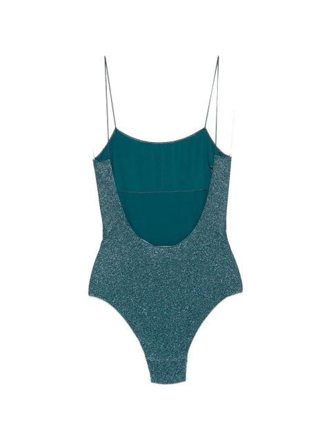 Oséree Lumière spaghetti-strap swimsuit - Green - zdjęcie produktu nr 2