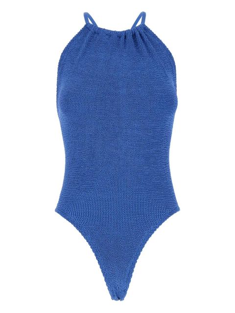 Hunza G textured swimsuit - Blue - zdjęcie produktu nr 1