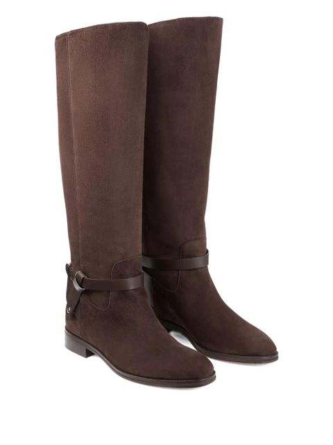 Jimmy Choo Lawton knotted leather strap boots - Brown - zdjęcie produktu nr 2