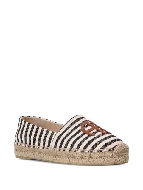 ANINE BING striped logo flat espadrilles - White - zdjęcie produktu nr 2
