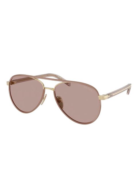Prada Eyewear double-bridge sunglasses - Pink - zdjęcie produktu nr 2