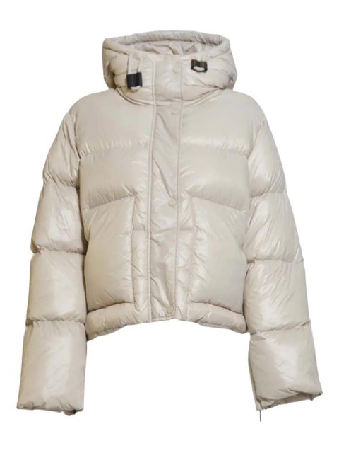 SOLOTRE hooded puffer jacket - Neutrals - zdjęcie produktu nr 1