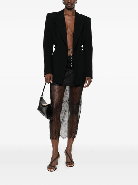 Gabriela Hearst Epona chain blazer - Black - zdjęcie produktu nr 2