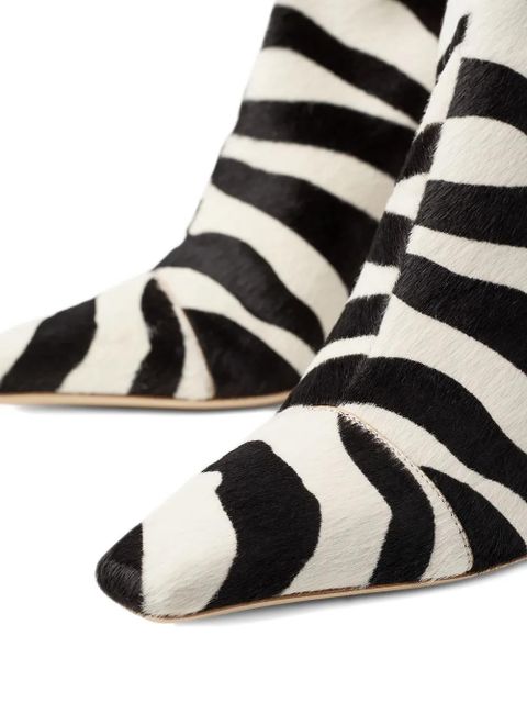 Jimmy Choo 85mm Gloria knee-high boot - White