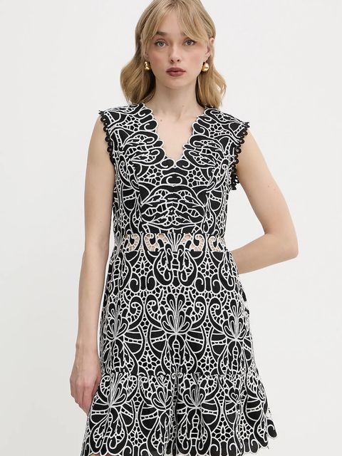 Morgan sukienka kolor czarny mini rozkloszowana RYLAC - zdjęcie produktu nr 1