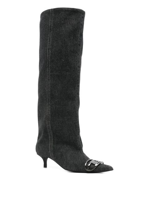 Diesel 50mm D-Venus logo-detail boots - Blue - zdjęcie produktu nr 2