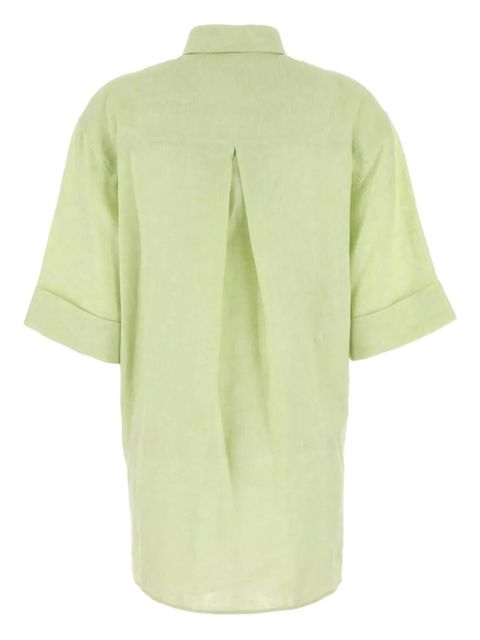 Valentino Garavani linen shirt - Green - zdjęcie produktu nr 2
