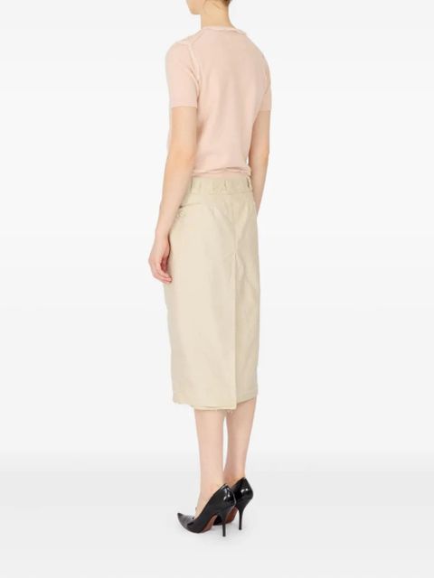 Maison Margiela high-waisted tailored skirt - Neutrals - zdjęcie produktu nr 2