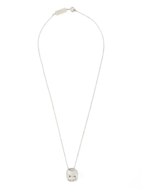 MM6 Maison Margiela ring-pendant necklace - Silver - zdjęcie produktu nr 1