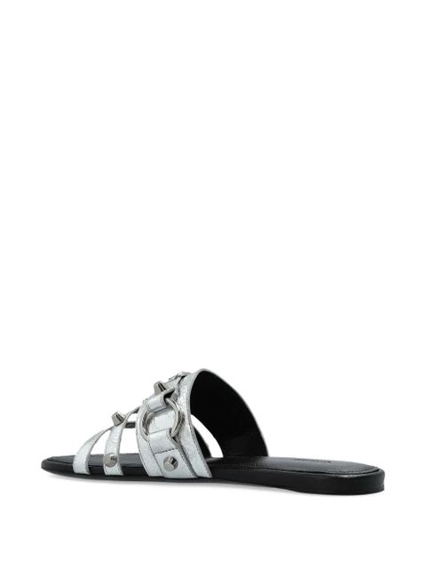 Balenciaga buckle-detail slides - Silver - zdjęcie produktu nr 2