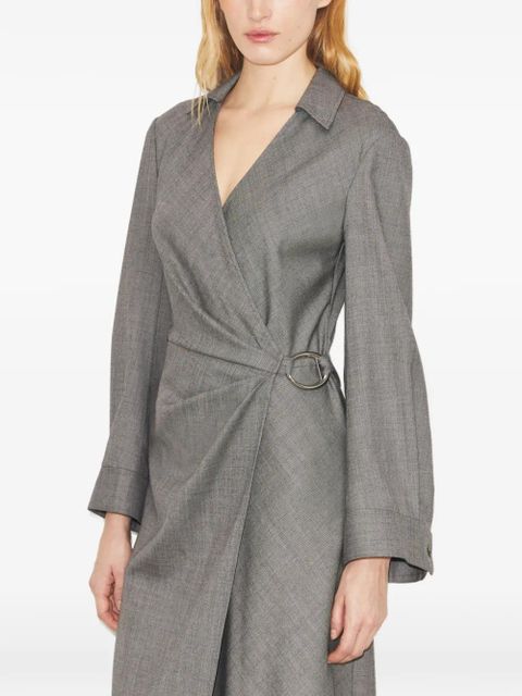 Tory Burch wool wrap dress - Grey