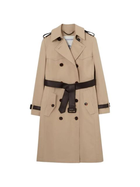 Burberry double-breasted belted trench coat - Neutrals - zdjęcie produktu nr 1