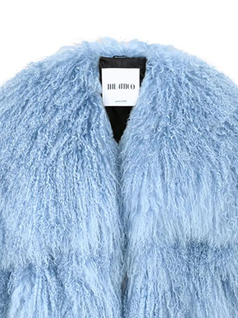 The Attico textured bomber jacket - Blue - zdjęcie produktu nr 2