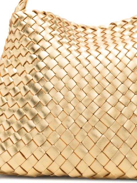 DRAGON DIFFUSION Santa Maria woven shoulder bag - Gold