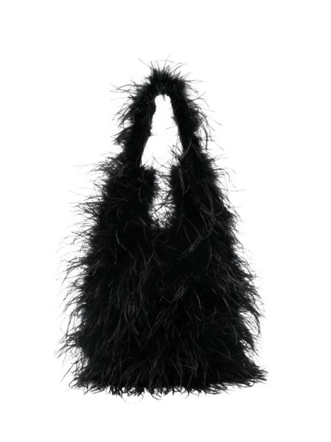Yves Salomon feather shoulder bag - Black - zdjęcie produktu nr 1