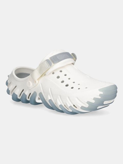Crocs klapki Echo Icey Ro Clog damskie kolor beżowy 211458 - zdjęcie produktu nr 1