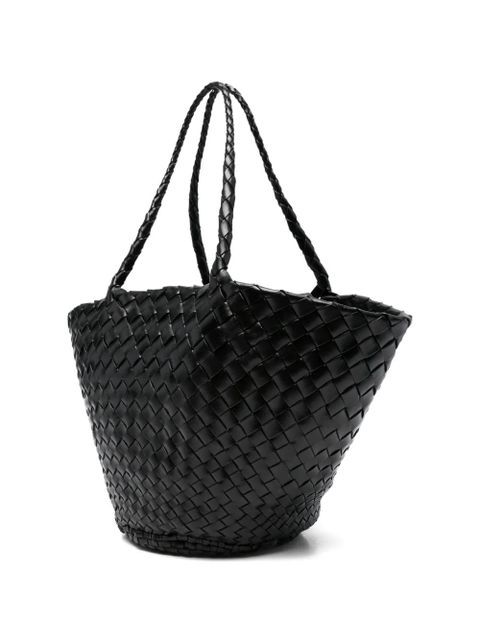 DRAGON DIFFUSION Egola woven braided shoulder bag - Black