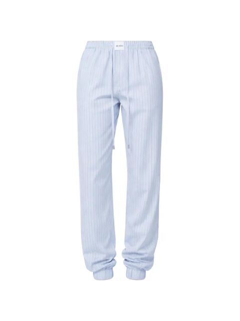 The Attico drawstring striped trousers - Blue - zdjęcie produktu nr 1
