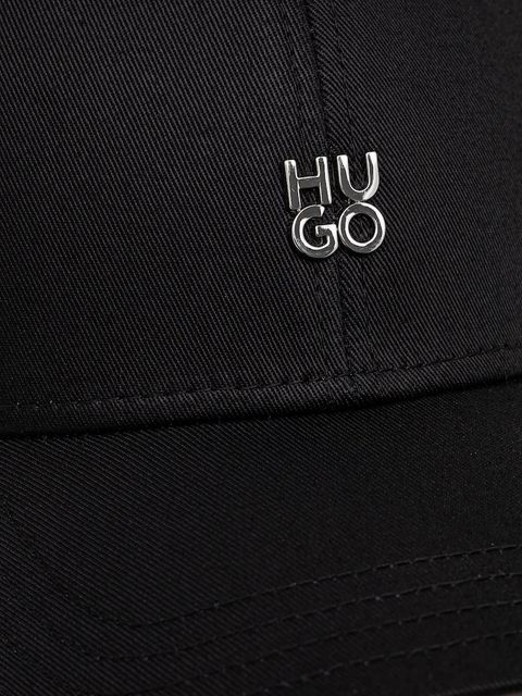 HUGO czapka z daszkiem bawełniana Ally-ME - zdjęcie produktu nr 2