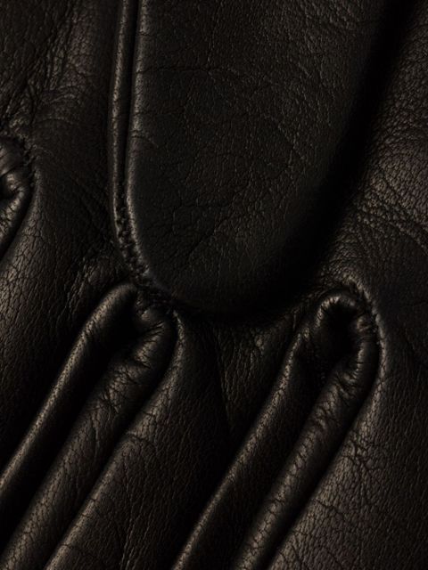 Prada leather gloves - Black - zdjęcie produktu nr 2