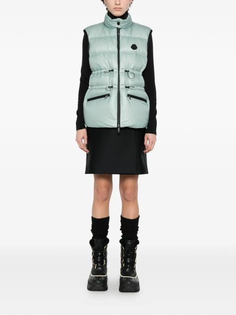 Moncler drawstring padded gilet - Green - zdjęcie produktu nr 2