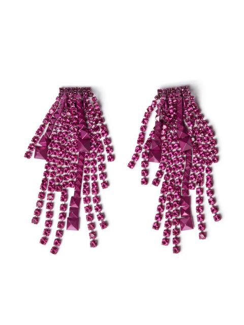Valentino Garavani Brightrain crystal earrings - Pink