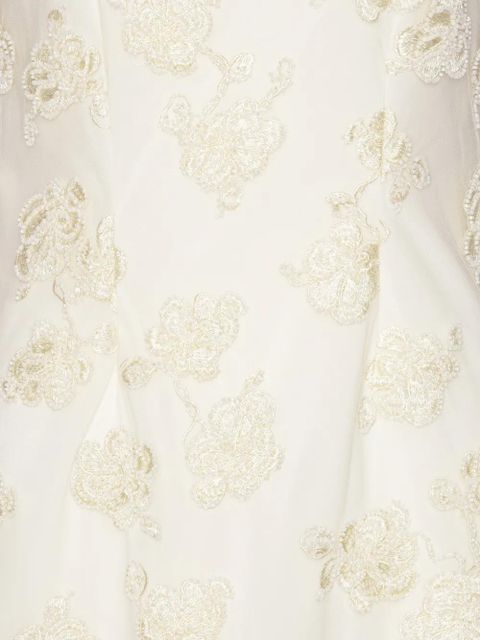 ROTATE BIRGER CHRISTENSEN beaded mini dress - Neutrals