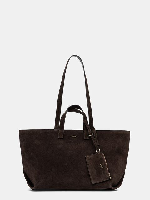 A.P.C. torebka zamszowa LE DRUMMER
