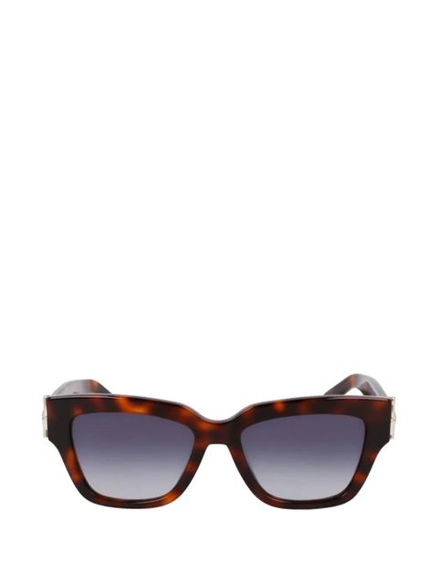 Longchamp tortoiseshell-effect cat-eye sunglasses - Brown - zdjęcie produktu nr 1