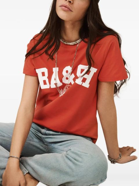 Ba&Sh Ioni short-sleeve graphic-print T-shirt - Red