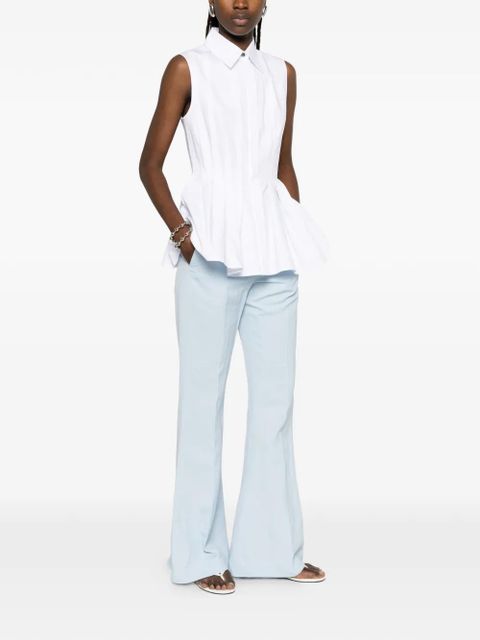 Sportmax Spxcertosa pleated blouse - White - zdjęcie produktu nr 2