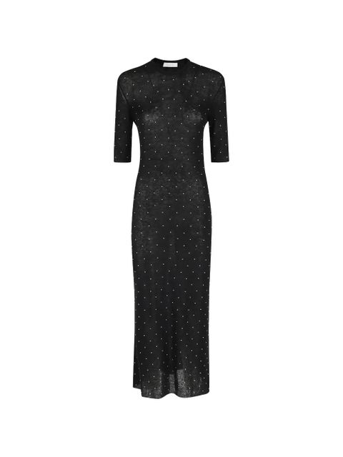 Rabanne embellishment-detail maxi dress - Black - zdjęcie produktu nr 1