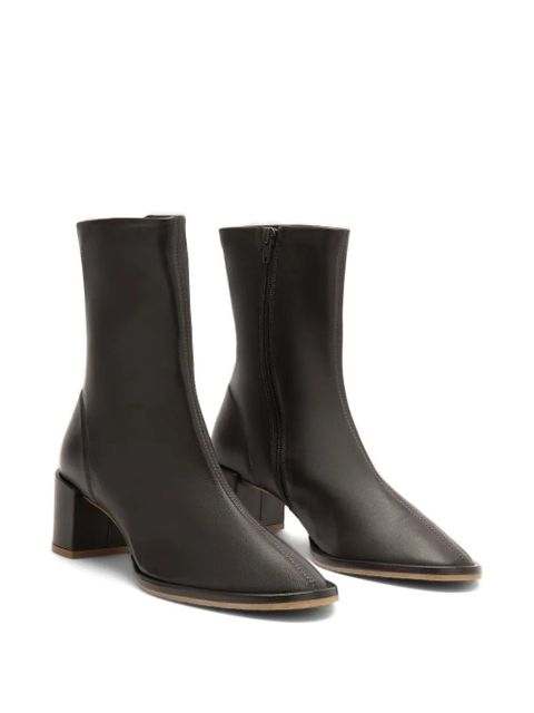 BY FAR Josiah block-heel boots - Brown - zdjęcie produktu nr 2