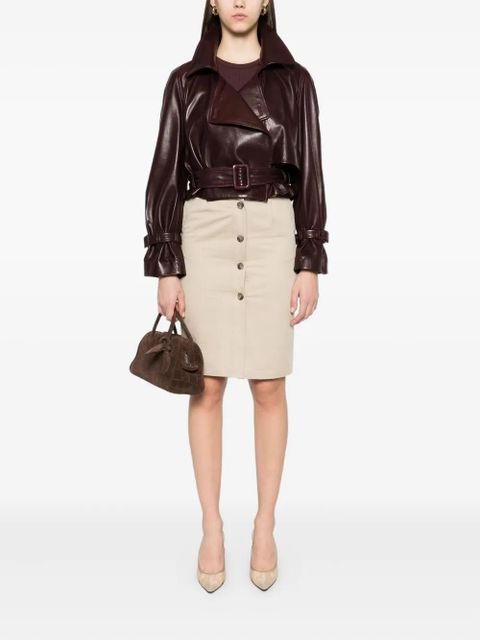 ANINE BING high-waisted skirt - Neutrals - zdjęcie produktu nr 2