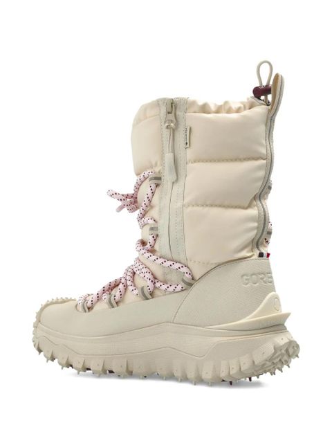 Moncler 45mm Trailgrip lace-up fastening boots - Neutrals