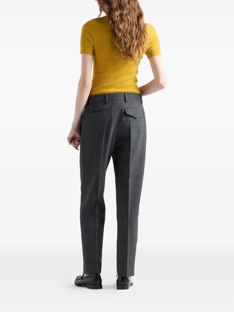 Prada charm-eembellishment T-shirt - Yellow