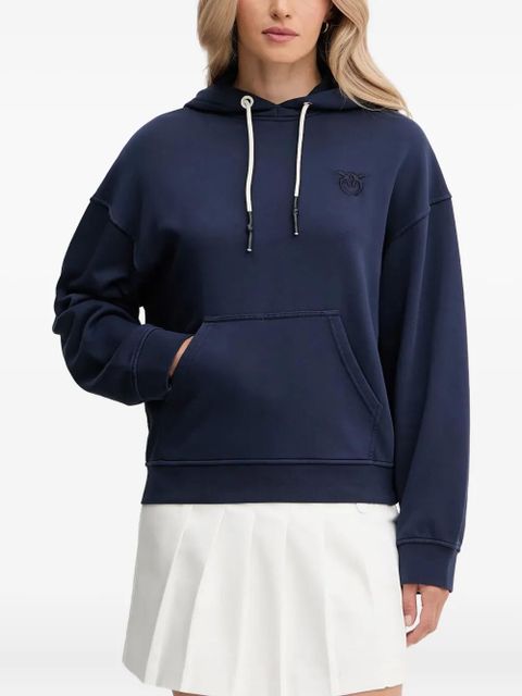 PINKO MELATO logo-detail hoodie - Blue - zdjęcie produktu nr 1