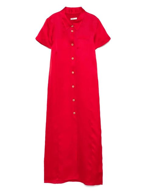 KHAITE Effy maxi dress - Red - zdjęcie produktu nr 1