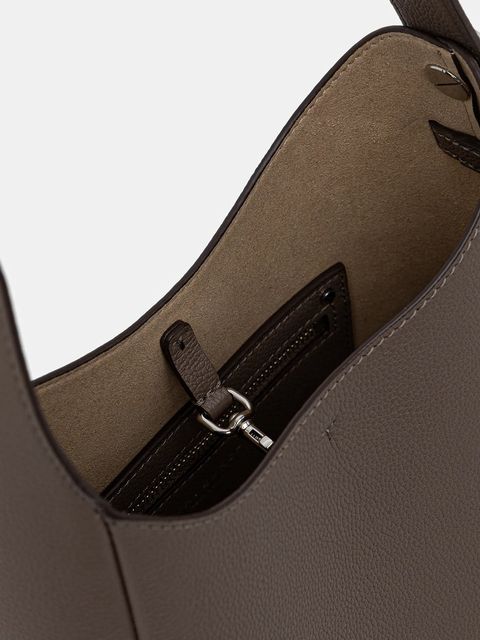 Tory Burch torebka skórzana Romy Small kolor brązowy 175172-250