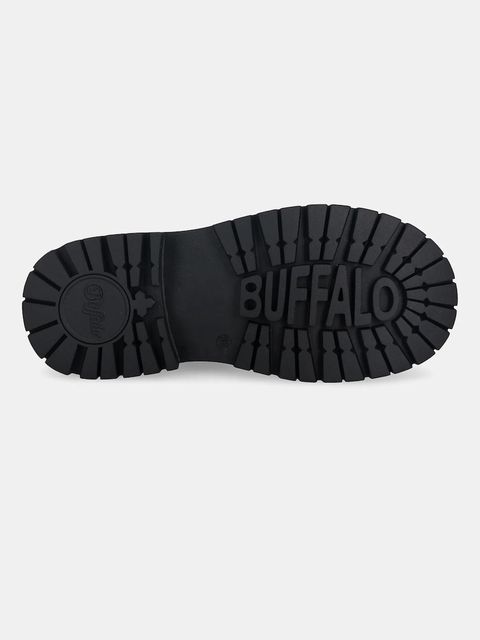 Buffalo sztyblety Lennox Chelsea Hi kolor czarny na platformie 1270136-BLK