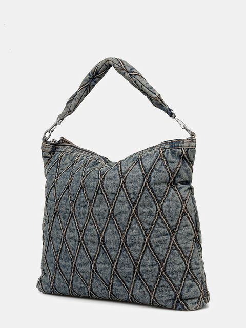 Diesel torebka jeansowa CHARM-D CHARM-D kolor niebieski X10363.P5570