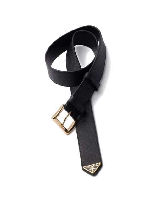 Prada Saffiano-leather belt - Black - zdjęcie produktu nr 2