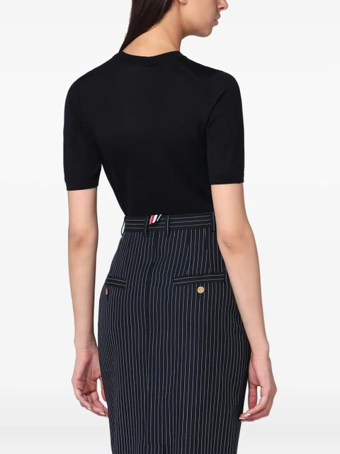 Max Mara virgin wool T-shirt - Black